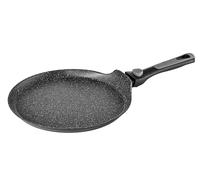 Pradel Excellence - Stone Forged Aluminium Pancake Pan - Non-Stick Stone Effect Coating - Removable Handle - Suitable for All Heat Sources Including Induction, Oven and Dishwasher - Diameter 32 cm -