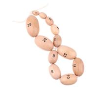 Prader Orchidometer - Wooden Beaded Sizing Assessment Tool | Wooden Prader Orchidometer for Children Pediatrician Home Hospital Nursery