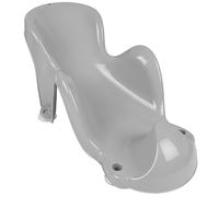 PRADICHI Baby Bath Support Seat for Newborn to 6 Months | Ergonomic Non-Slip Bathing Chair | Soft-Touch Plastic | Lightweight Compact Design | Safe Hygienic Infant Bathtub Sling (Grey)