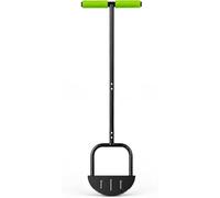 PRADICHI Saw-Tooth Lawn Edging Tool 115 cm, T-Grip Half Moon Lawn Edger, Long Handled Edging Tools for Grass Lawn Edging