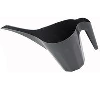 PRADICHI Small Watering Can - 1.25L Long Spout Indoor & Outdoor Plant Watering Pot for Houseplants, Garden & Flowers - Lightweight, Durable Plastic Water Jug (Black)
