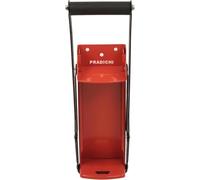 PRADICHI Wall-Mounted Can Crusher - Heavy-Duty 16oz/500ml Aluminum Can Press with Built-In Bottle Opener, Non-Slip Handle, Easy Installation for Beer, Soda, and Pop Cans (Red)