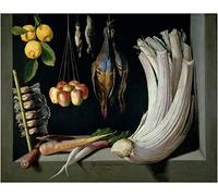 Prado Museum Sign "Hunting, Vegetables and Fruits-Juan Sanchez Cotan"