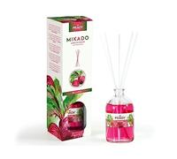 Prady - Mikado Beetroot Reed Diffuser - 100 ml - Earthy and Sweet Home Fragrance for a Unique, Cozy and Natural Atmosphere