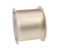 PRÄSENT - Adria Satin Ribbon Cream 72 mm width, 25 m length