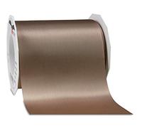 Präsent - Adria Satin Ribbon Taupe 112 mm Width, 25 m Length