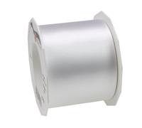 PRÄSENT - Adria Satin Ribbon White 72 mm width, 25 m length