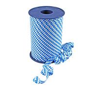 Präsent - Bavaria Printed Curling Ribbon White-Blue 250-M-roll 10 mm Width