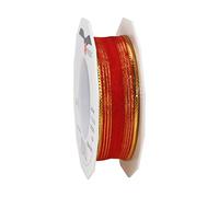 Präsent - Beaufort Organza Ribbon Red 20-m-Roll 25 mm width