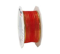 Präsent - Beaufort Organza Ribbon Red 20-m-Roll 40 mm width