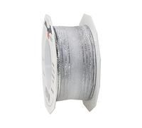 Präsent - Beaufort Organza Ribbon Silver 20-m-Roll 40 mm width
