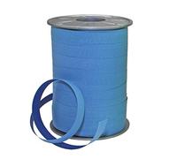PRÄSENT - Bicolour Curling Ribbon Blue-Light Blue 10 mm width, 200 m length