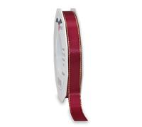 Präsent - Broadway Satin Ribbon Bordeaux-Gold 25-m-Roll 15 mm width