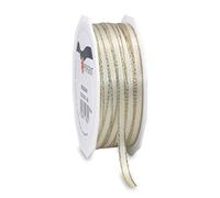 Präsent - Broadway Satin Ribbon Cream-Gold 50-m-Spool 5 mm width