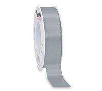 Präsent - Broadway Satin Ribbon Silver 25-m-Roll 25 mm width