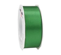 PRÄSENT C.E. Pattberg SATIN green gift ribbon, 27 yards for Wrapping Gifts, 1.6 inches width, Ribbon for Decorating & Crafting, Decorative Ribbon for Gifts, for every occasion