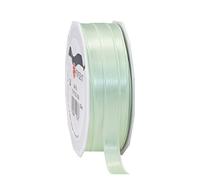 PRÄSENT C.E. Pattberg SATIN mint green, 27 yards for Wrapping, 0.39 inches width, Crafting, Decorative Ribbon for Gifts, for every occasion, polyester, 10mm-25m, Apricot