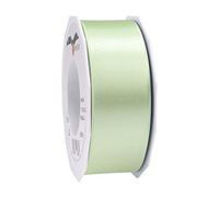 PRÄSENT C.E. Pattberg SATIN mint green gift ribbon, 27 yards for Wrapping Gifts, 1.6 inches width, Ribbon for Decorating & Crafting, Decorative Ribbon for Gifts, for every occasion