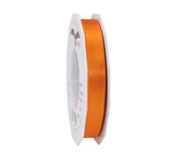 PRÄSENT C.E. Pattberg SATIN orange gift ribbon, 27 yards for Wrapping Gifts, 0.59 inches width, Ribbon for Decorating & Crafting, Decorative Ribbon for Gifts, for every occasion