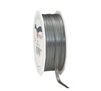 PRÄSENT C.E. Pattberg SATIN slate (grey) gift ribbon, 55 yards for Wrapping Gifts, 0.24 inches width, Ribbon for Decorating & Crafting, Decorative Ribbon for Gifts, for every occasion