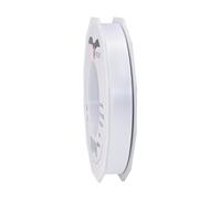 PRÄSENT C.E. Pattberg SATIN white gift ribbon, 27 yards for Wrapping Gifts, 0.59 inches width, Ribbon for Decorating & Crafting, Decorative Ribbon for Gifts, for every occasion