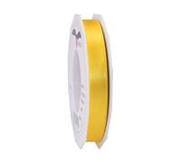 PRÄSENT C.E. Pattberg SATIN yellow gift ribbon, 27 yards for Wrapping Gifts, 0.59 inches width, Ribbon for Decorating & Crafting, Decorative Ribbon for Gifts, for every occasion