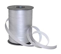 Präsent - Christmas Bicolour Curling Ribbon Silver 10 mm Width, 200 m Length