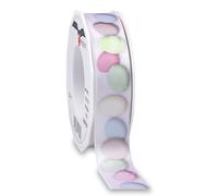 Präsent - Easter Egg Printed Satin Ribbon Colorful 20-m-Roll 25 mm width