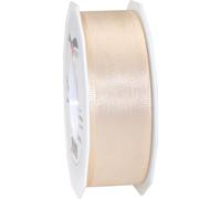 Präsent - Europa Taffeta Ribbon Cream 40 mm width, 50 m length
