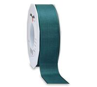 Präsent - Europa Taffeta Ribbon Petrol 40 mm Width, 50 m Length