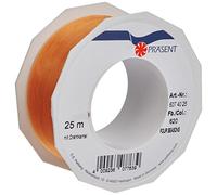 PRÄSENT - Four Seasons Organza wired edge Ribbon Orange 40 mm width, 25 m length