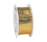 Präsent - Grönland Metallic look Ribbon Light Gold 25-m-Roll 40 mm width