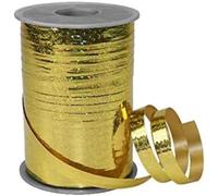 Präsent - Holly Curling Ribbon Gold 200-M-roll 10 mm Width