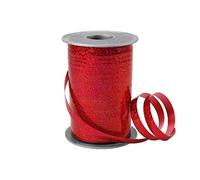 Präsent - Holly Curling Ribbon Red 200-M-roll 10 mm Width