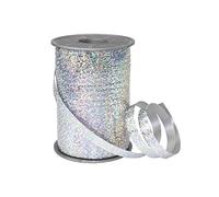 Präsent - Holly Curling Ribbon Silver 200-M-roll 10 mm Width