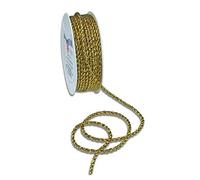 Präsent - Loire Cord Ribbon gold 25 m length - 4 mm width