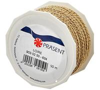 Präsent - Loire Cord Ribbon Gold 50 m length - 2 mm width