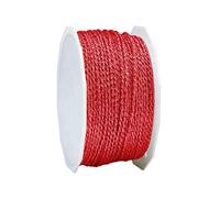 Präsent - Loire Cord Ribbon red 50 m Length - 2 mm Width