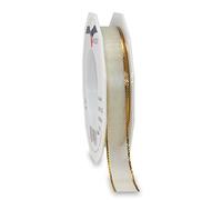 Präsent - Luna Organza wired edge Ribbon Cream 20-m-Roll 15 mm width