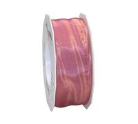 Präsent - Lyon Wired Taffeta Ribbon Blush 40 mm Width, 25 m Length