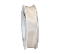 Präsent - Lyon Wired Taffeta Ribbon Champagne 25 mm Width, 25 m Length
