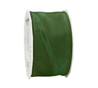 C.E. Pattberg Präsent - Lyon Wired Taffeta Ribbon Dark Green 60 mm width, 25 m length