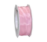 PRÄSENT - Lyon Wired Taffeta Ribbon Light Pink 40 mm width, 25 m length