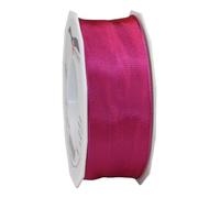 PRÄSENT - Lyon Wired Taffeta Ribbon Magenta 40 mm width, 25 m length