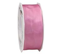 Präsent - Lyon Wired Taffeta Ribbon Peony 40 mm Width, 25 m Length