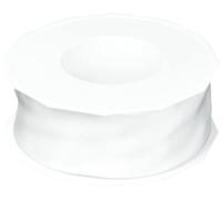 PRÄSENT - Lyon Wired Taffeta Ribbon White 40 mm width, 25 m length