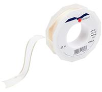 PRÄSENT - Marseille Wired Organza Ribbon Cream 25 mm width, 25 m length