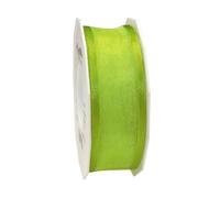 Präsent - Marseille Wired Organza Ribbon Syringa 40 mm Width, 25 m Length