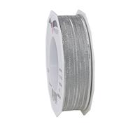 Präsent - München Organza Ribbon Silver 20-m-Roll 25 mm width