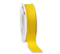Präsent - New Life 100% Recycled Ribbon Yellow 25 mm Width, 25 m Length